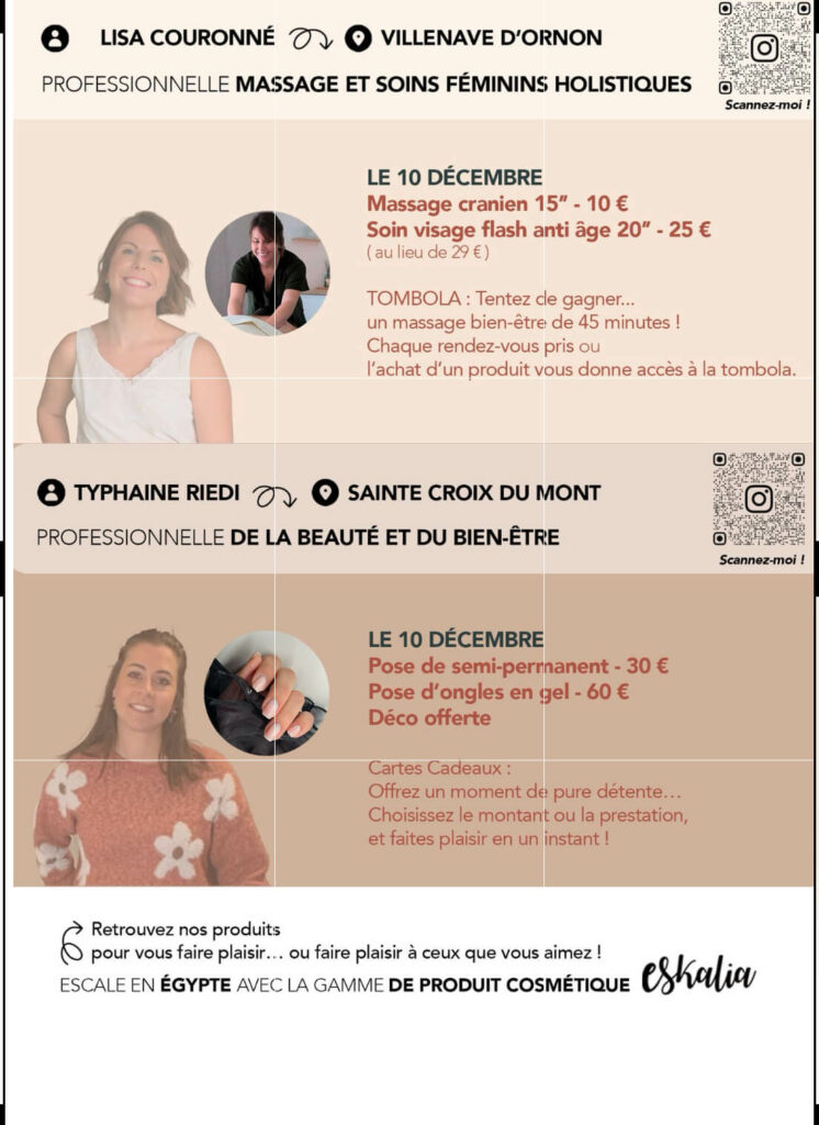 marché de Noel Ste-Croix-du-Mont