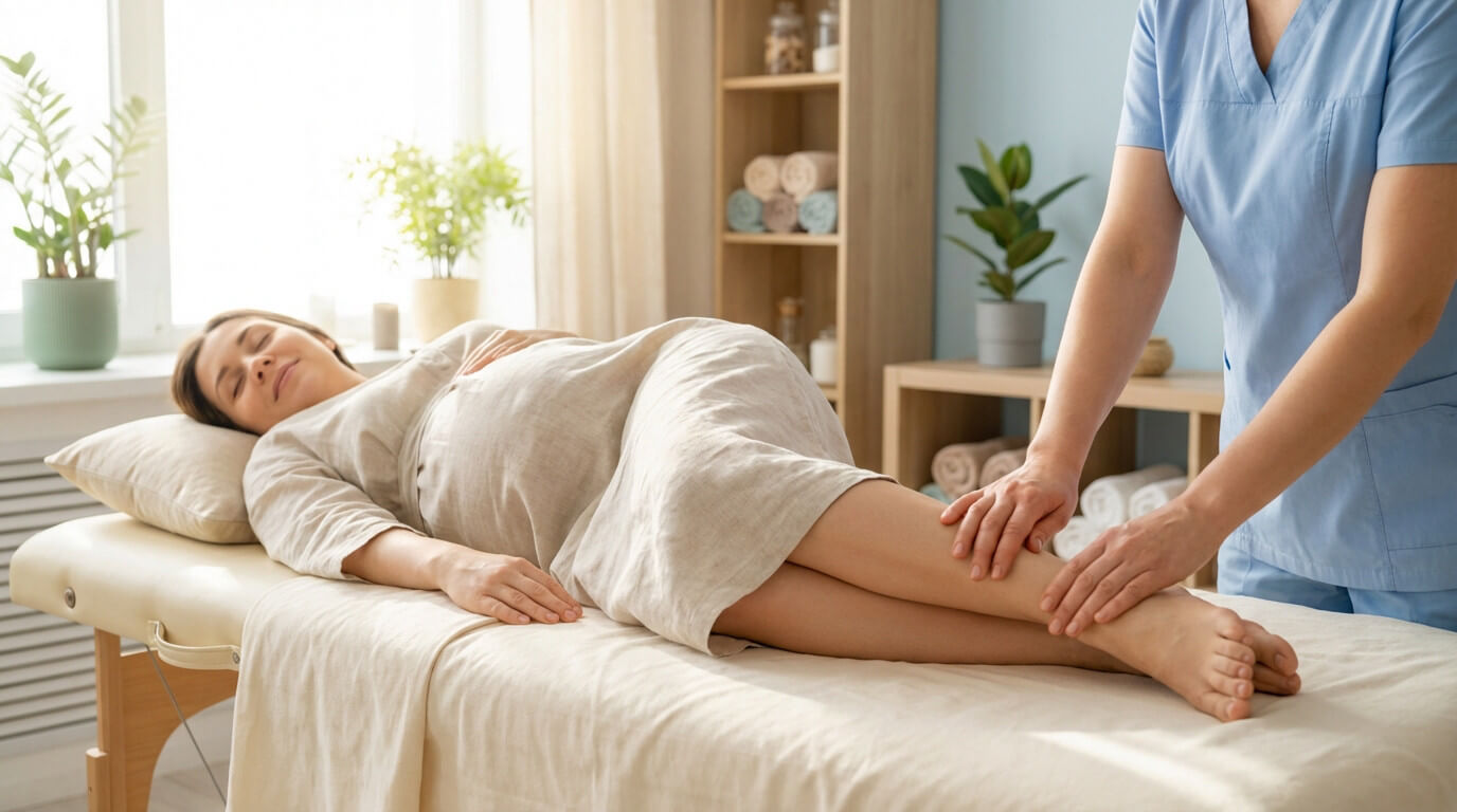 massage drainage lymphatique femme enceinte