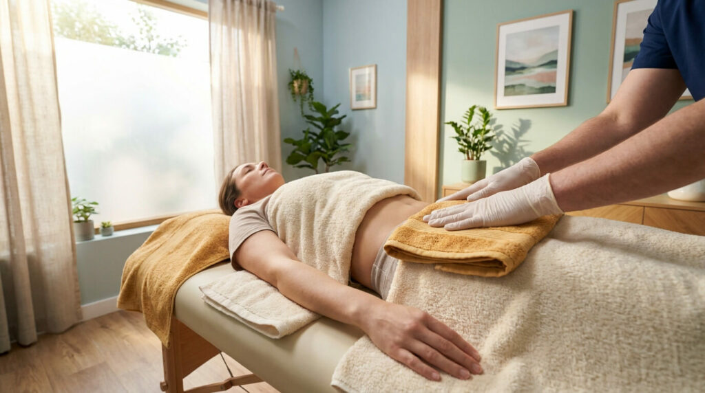 massage abdominal relaxation