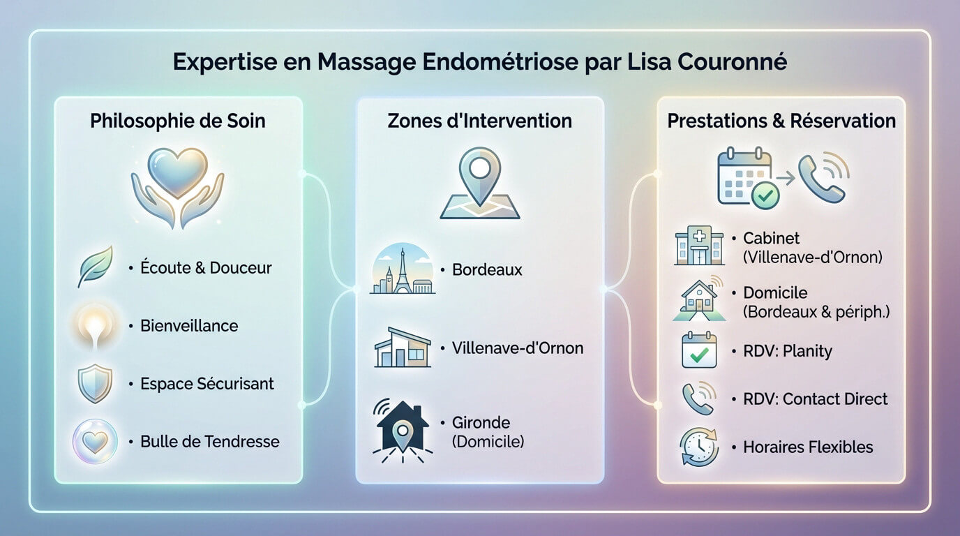 massage endométriose par Lisa-Couronne